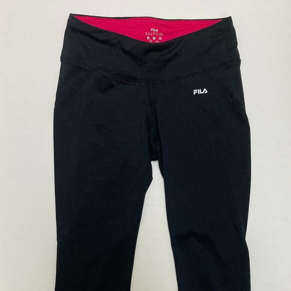 XS Fila Cropped Yoga Running Pants - Picture 3 of 11